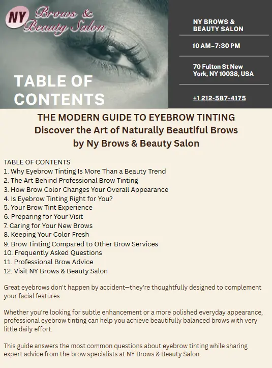 Eyebrow Threading NYC